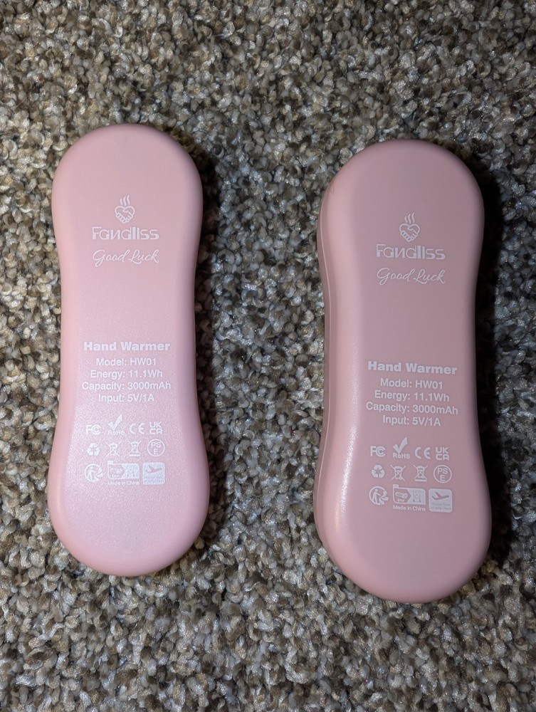 Fandliss Rechargeable Hand Warmers - Open Box
