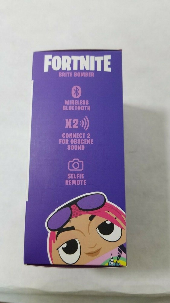 Fortnite Brite Bomber Bitty Boomers Wireless Bluetooth Speaker NIB
