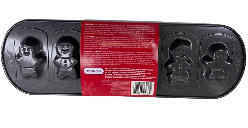Wilton Gingerbread Cookie 6 Cavity Pan NEW