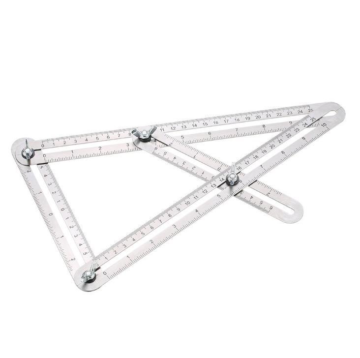 Multi-function Adjustable Four-sided Folding Measuring Tool Multi-angle Ruler