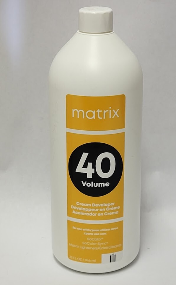 MATRIX Cream Developer 32 oz SoColor Lighteners SoColor Sync You Choose Volume