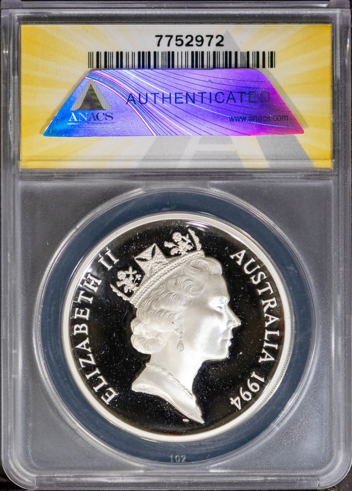 1994 $5 Silver Australia Proof Explorers Charles Sturt PF69DCAM ANACS # 7752972