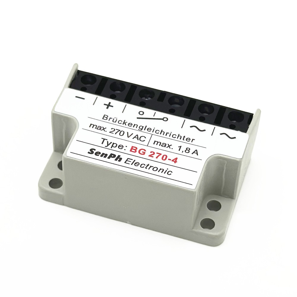 SENPH Brückengleichrichter Type: BG 270-4 270VAC 1,8A Full-Wave rectifier module