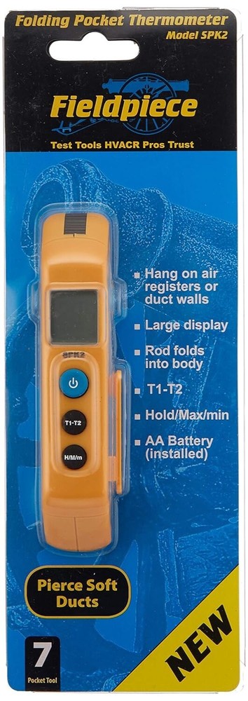 SPK2 Folding Pocket In-Duct Thermometer - AUTHORIZED WE EXPORT