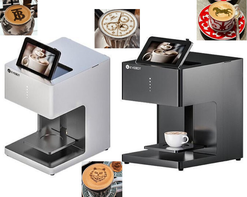 Automatic Wifi Latte Coffee Printer Food Caramel Surface Printer Art Machine