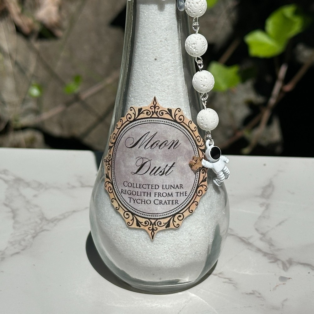 Moon Dust Decorative Potion Bottle Bookshelf Space Galaxy Decor