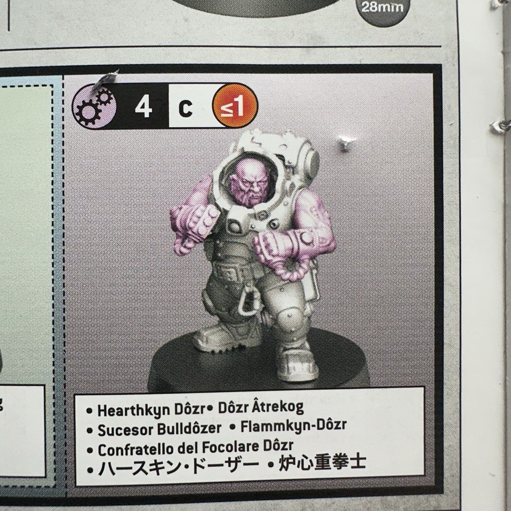 Hearthkun Salvager Dozr / warrior / Gunner Single Model