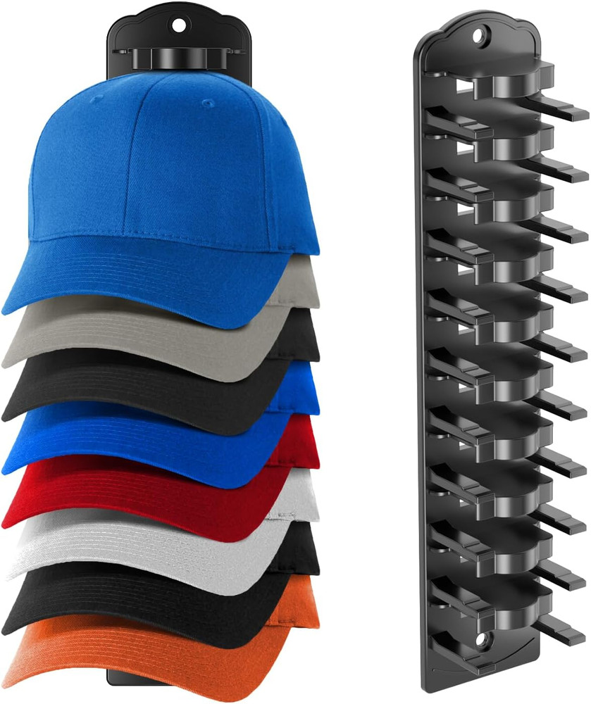 Hat Organizer for Baseball Caps Hat Holder on Wall，Baseball Cap Holder ，Hat Rack