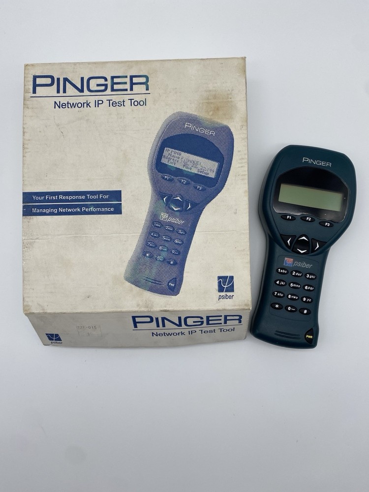 Psiber Data Systems: Pinger Cable Network IP Tester Box Plug Manual