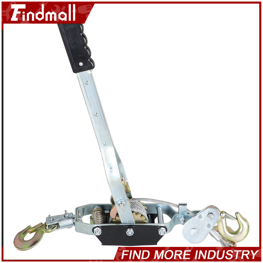 Findmall 4 Ton Hand Power Cable Puller Heavy Duty Dual Gear Power Puller