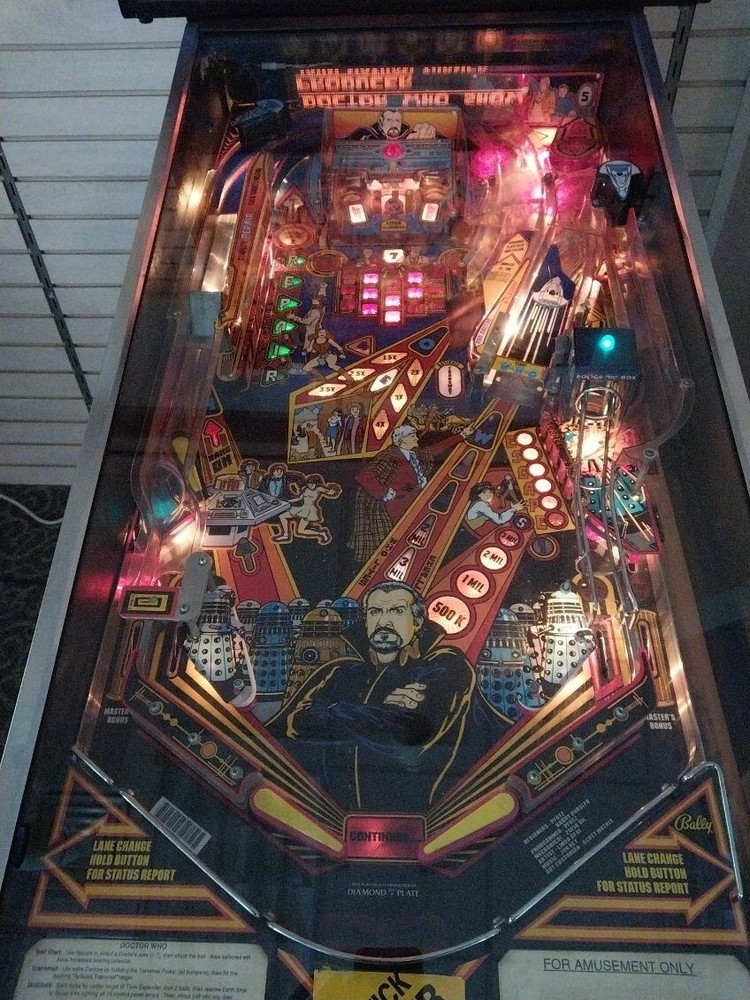 Pinball Machine 1992 Bally Dr Who, Excellent Condition