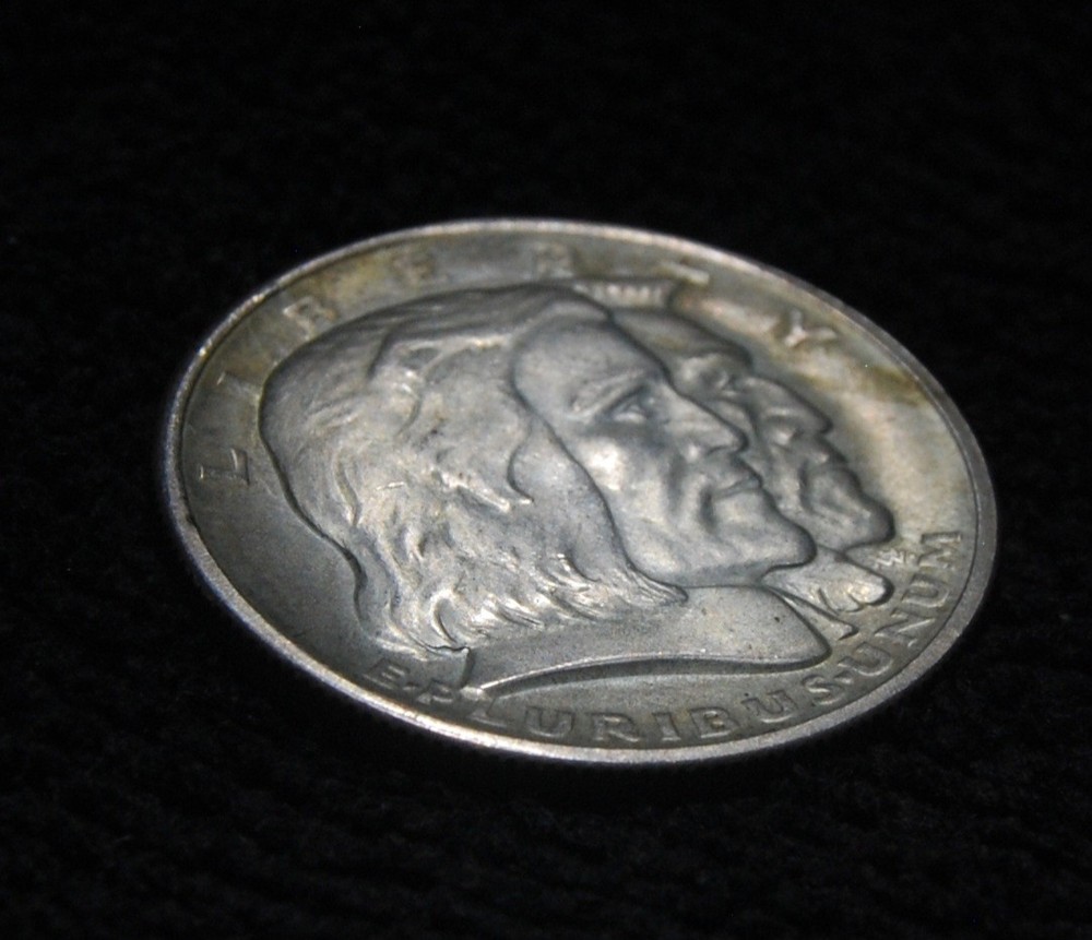 1936 Long Island Tercentenary Silver Half Dollar