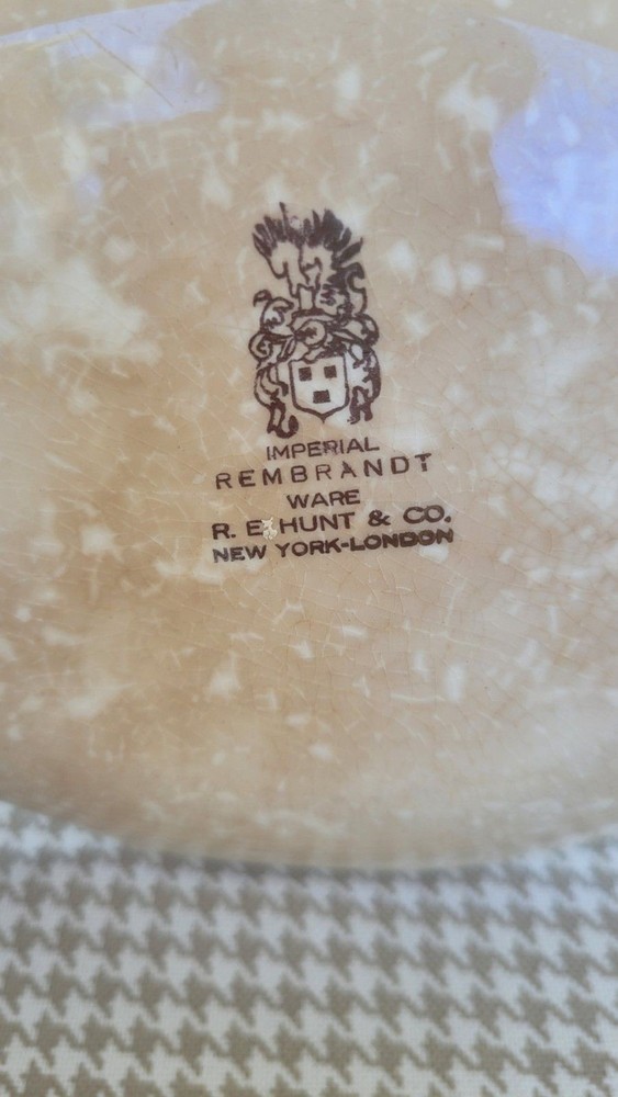 Vintage Imperial Rembrant Serving Bowl R.E. HUNT