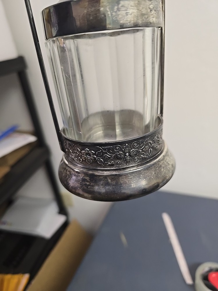 Vintage Silverplate Pickle Castor