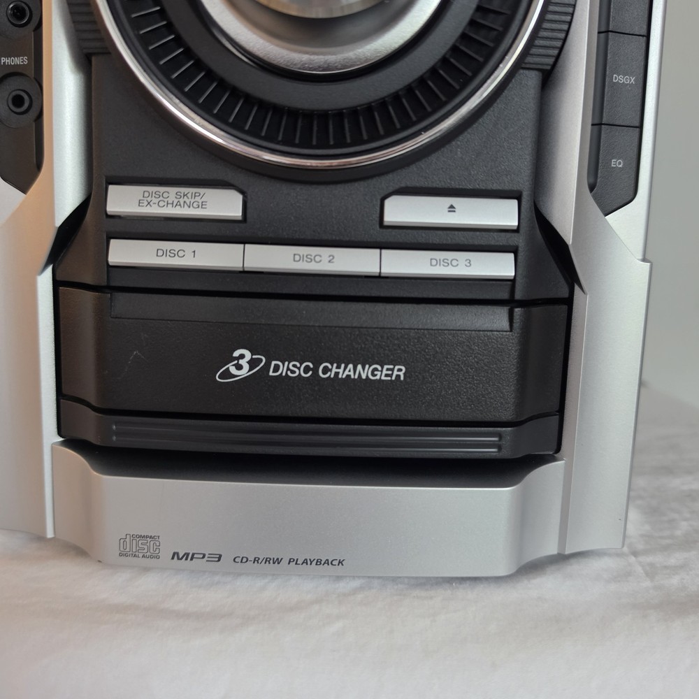 Sony Compact Disk Receiver Mini Hi-fi Model No Hcd-ec55 3 Disk Player Mp3 Works