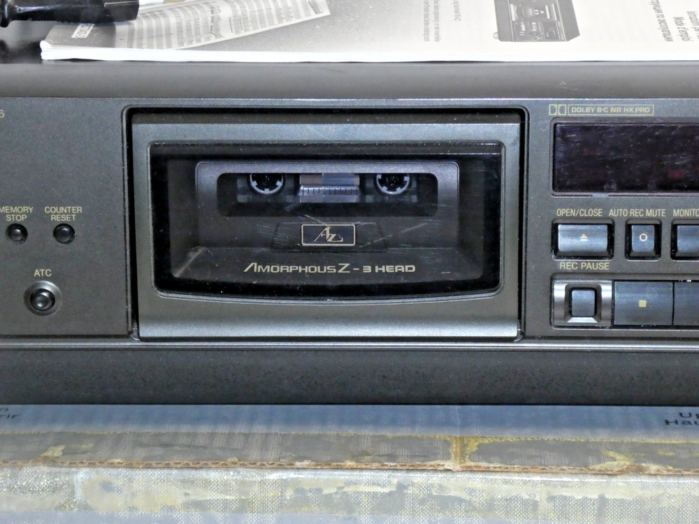 Technics RS-AZ6 3-Head High-End Cassette Deck in Original Box, 2 Year Warranty