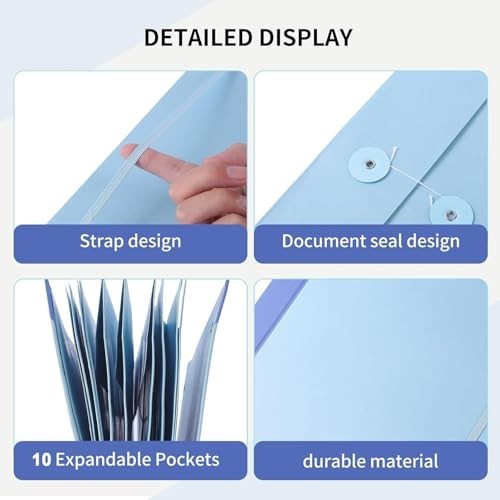 Emergency Document Organizer - Important Papers Binder for Birth Certificates, P