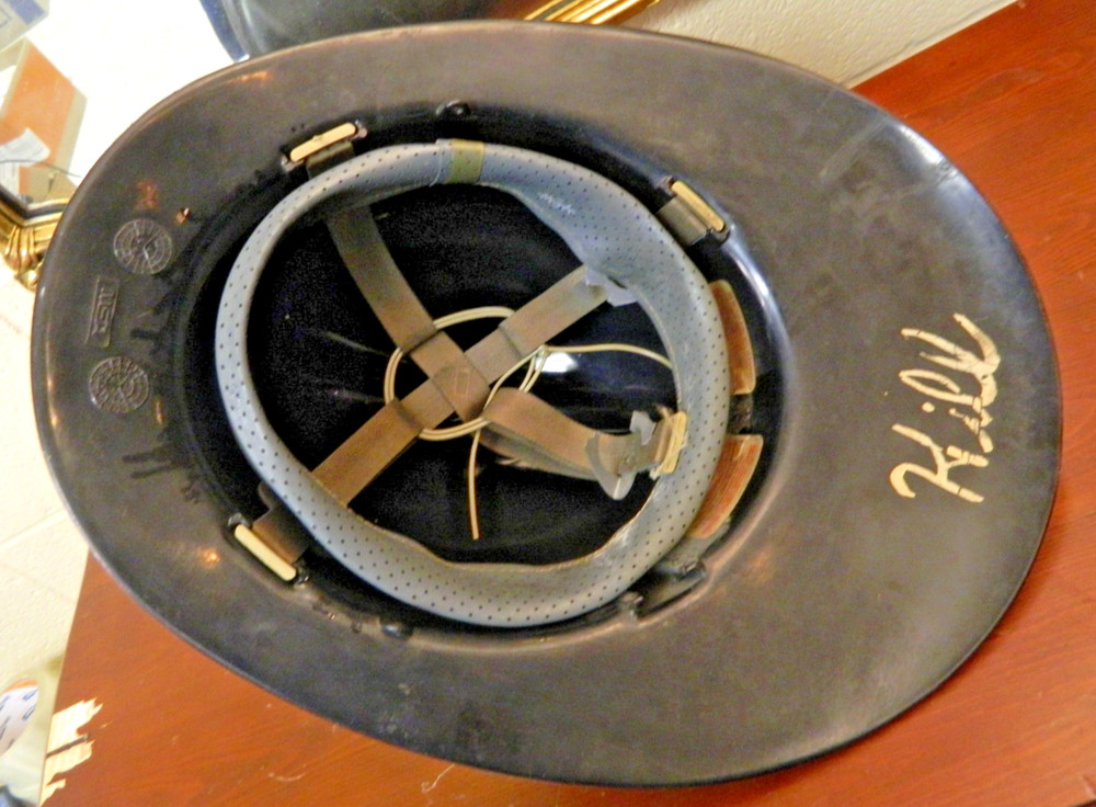 VINTAGE 1940s MSA SKULLGARD FIREMAN’S HELMET #9 - Nice!