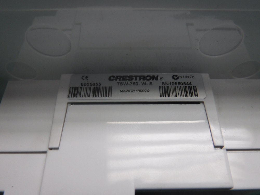 Crestron TSW-752-W-S White Touch Screen Panel w/ Table Top Mount