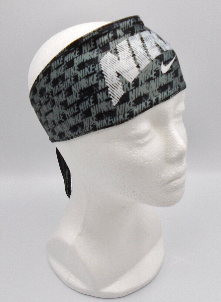 Nike Dri-Fit Head Tie Fixed Youth Unisex Printed Black/White