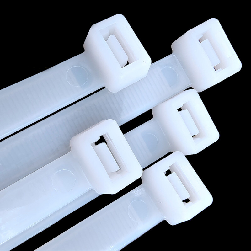 15mm Width Nylon Plastic Cable Ties Zip Tie Wraps Strong All Sizes White/Black