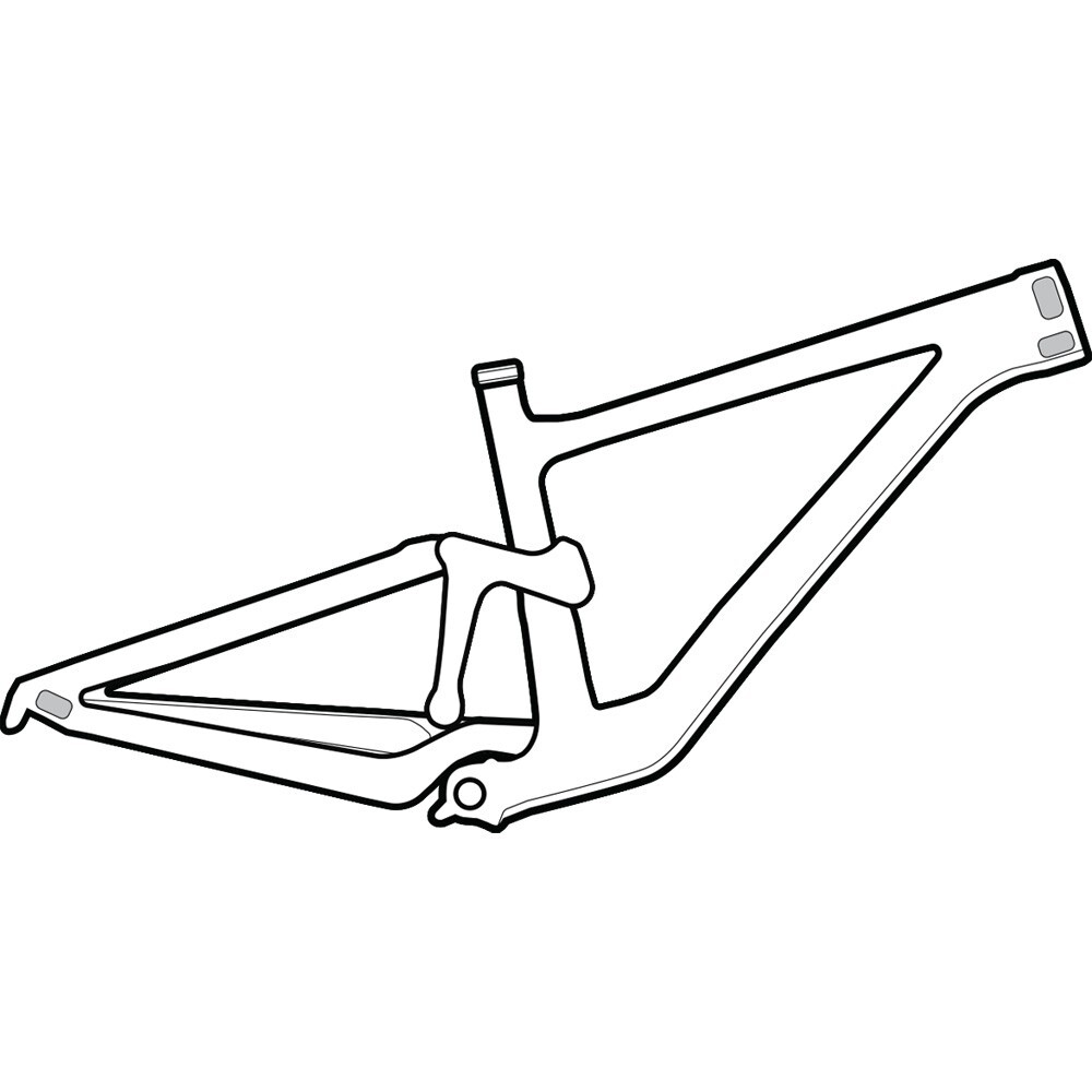 Lizard Skins Clear Protective Frame Wrap – Cable Rub Kit