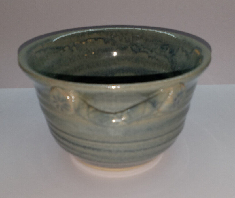 Studio pottery bowl 5in signed bnja