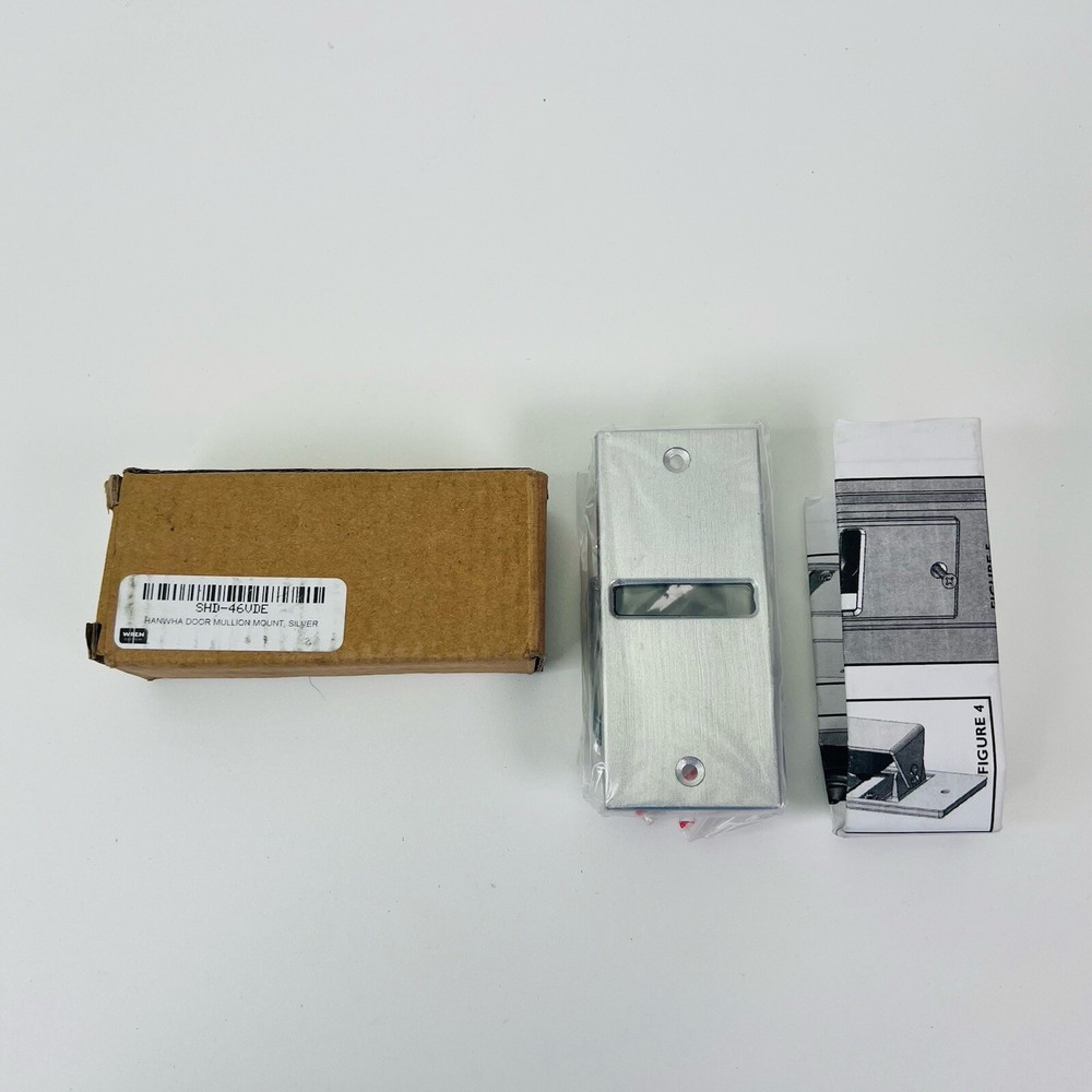 Hanwha SHD-46VDE Flush Door Mullion Mount Silver