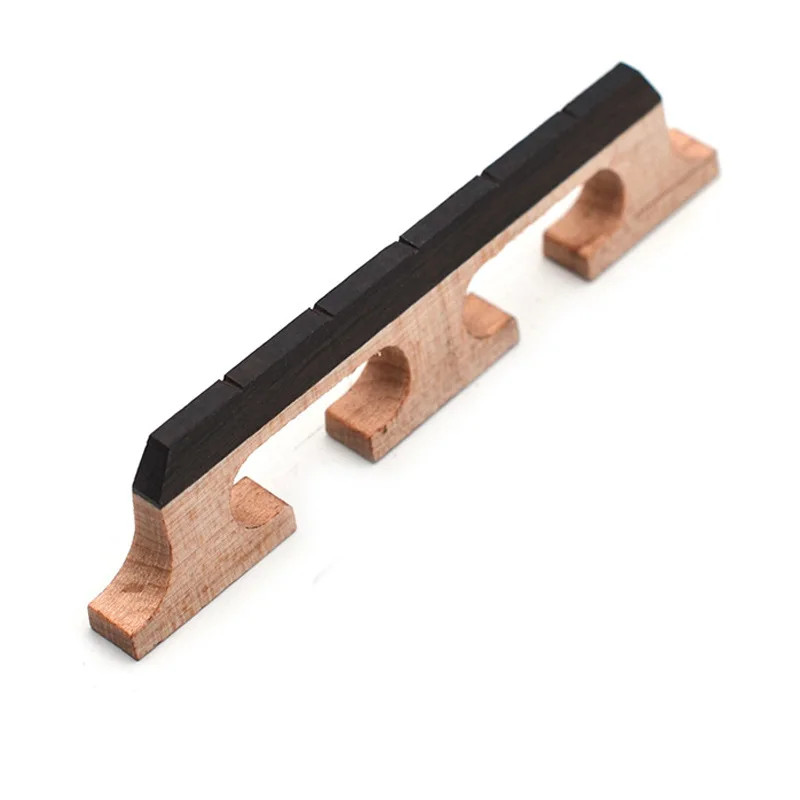 Banjo Bridge Maple Ebony 3 Footed Banjo Bridge for 4 5 6-string Banjos