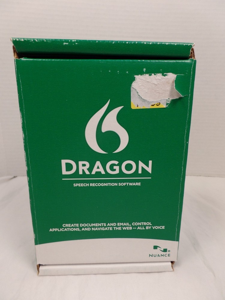 NEW in Open Box Dragon Naturally Speaking Home 11 Old Version Headset Sealed pkg
