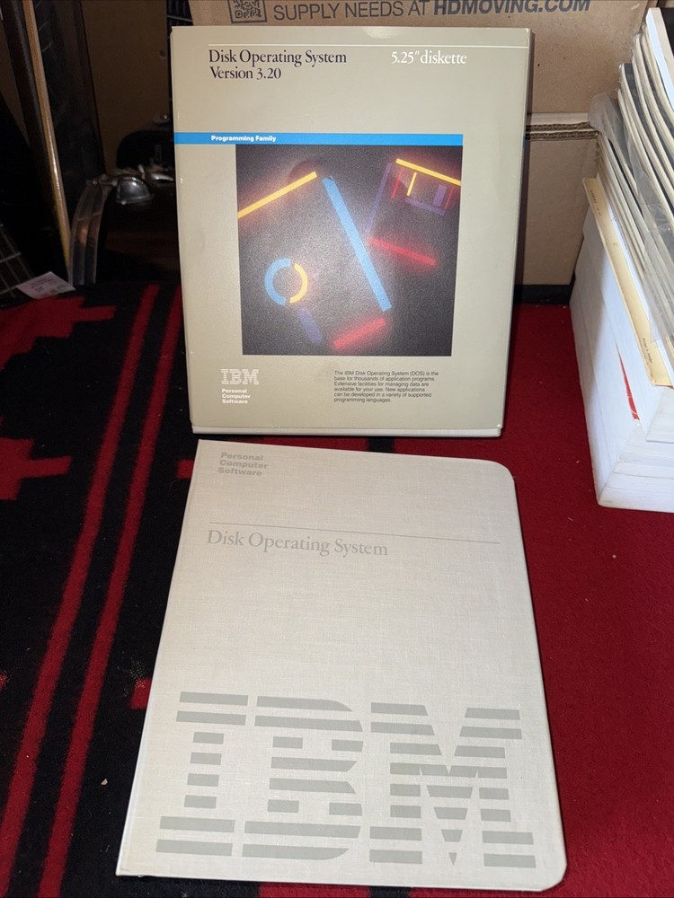 IBM Disk Operating System DOS Version 3.20 5.25" with Software & References