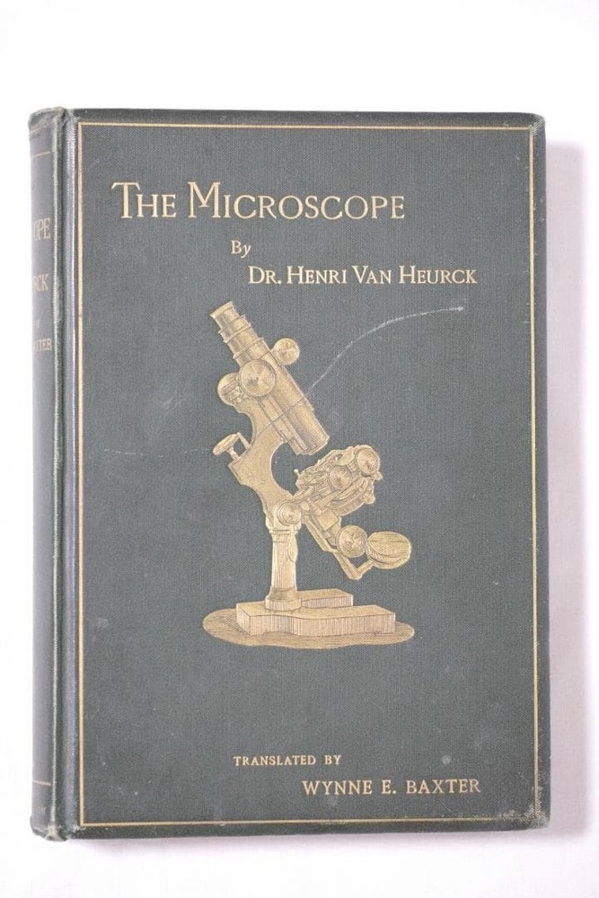 microscope antique Beck's 4/10-in Correction Device-Equipped Objective Lens 1865