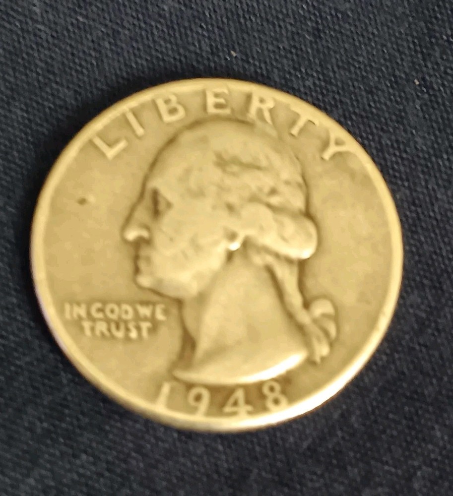 1948 Silver quarter No Mint Mark
