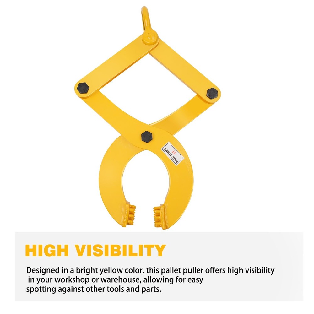 Pallet Puller,3T/6600 LBS Capacity Pallet Jack Puller,Heavy Duty Single Sciss...