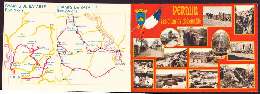 Tourist brochure "Verdun" Ses battlefields