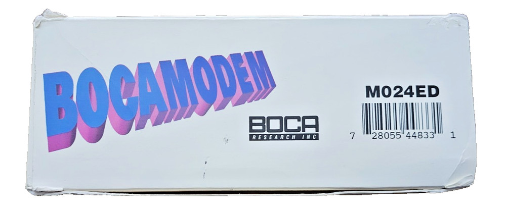 Bocamodem 2400bps External Modem Model M024ED