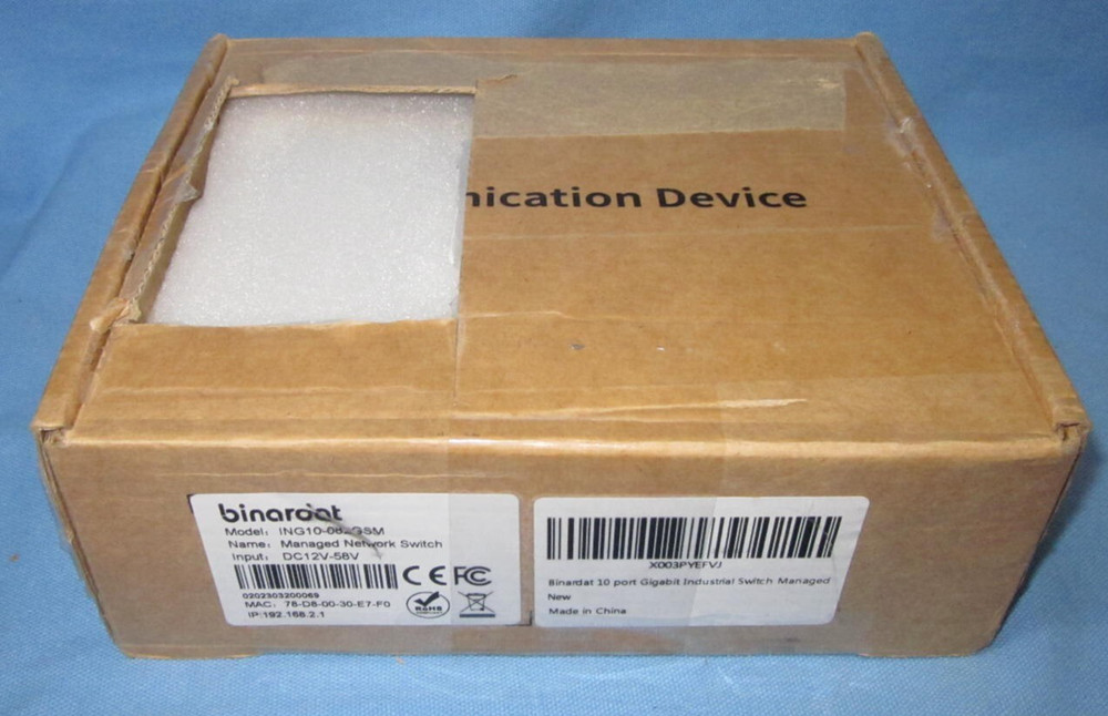 Binardat ING10-082GSM Managed Network Switch