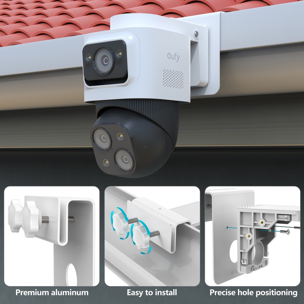 Gutter Mount for eufy 4K NVR S4 Max,eufyCam S4 Security Camera
