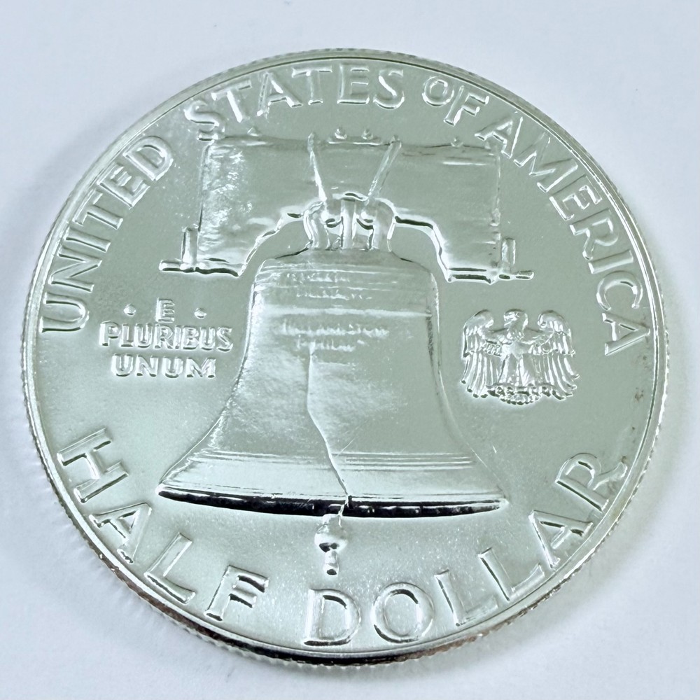 1961 Proof Franklin Half Dollar 90% Silver MS MINT STATE DETAILS #7997