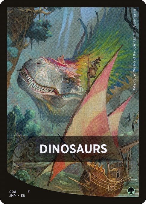 Dinosaurs Theme Card Jumpstart 8 MTG LP
