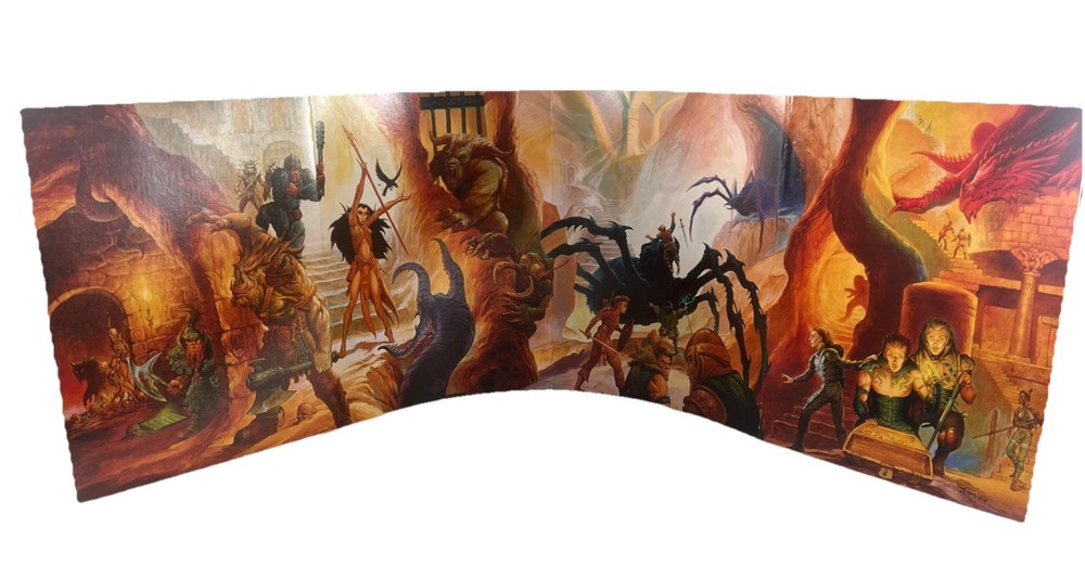 Dungeons & Dragons 3rd edition DUNGEON MASTER SCREEN 4-panel gm screen CM4241