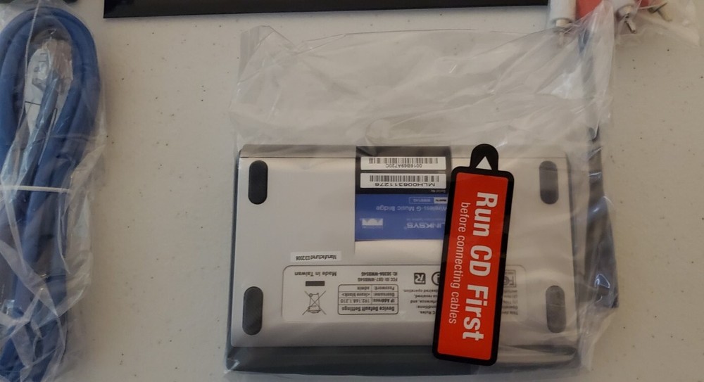 Linksys Wireless-G Music Bridge, Open Box Complete