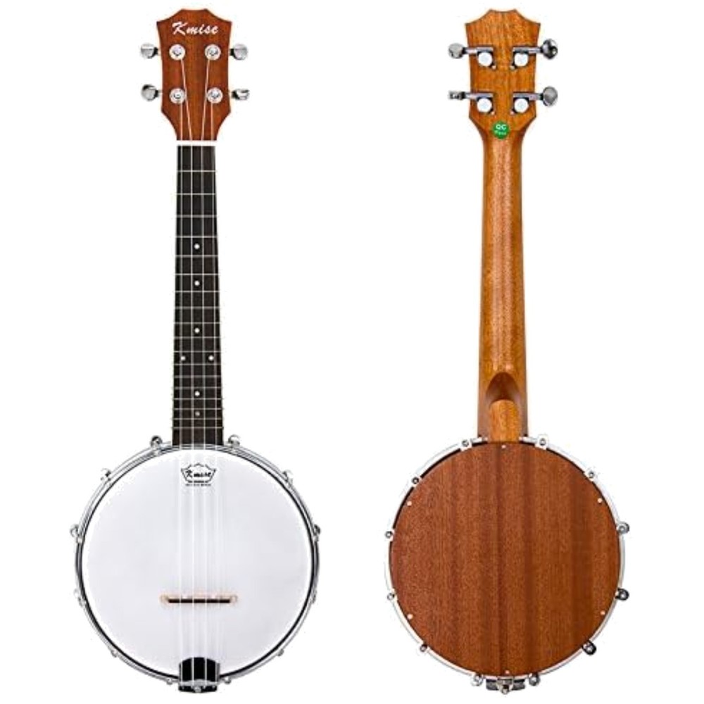Compact Banjolele 23'' Sapele 4 Strings Complete Kit