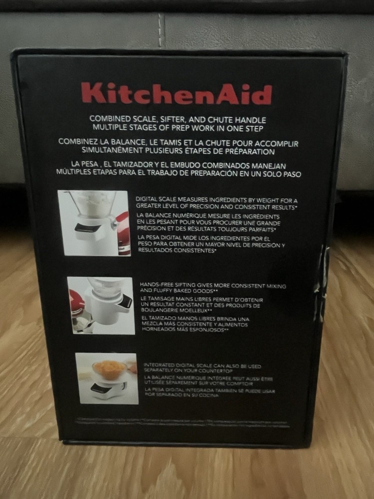 KitchenAid KSMSFTA Stand Mixer Sifter Scale Attachment