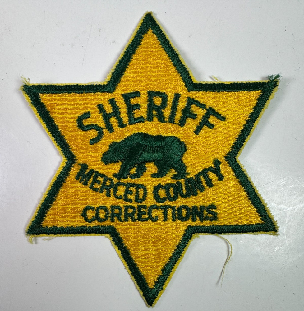 Merced County Sheriff Corrections California CA Patch M5