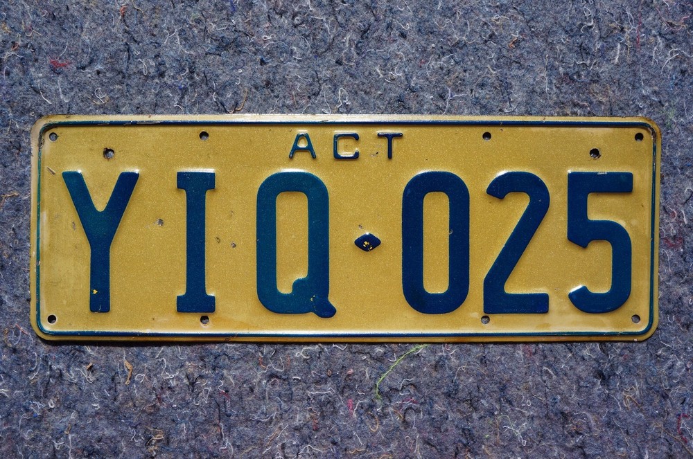 AUSTRALIA CAPITAL TERRITORY License Plate - ACT