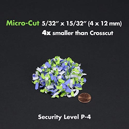 High-Security 12-Sheet Micro-Cut Paper/CD 12-Sheet MicroCut 60-Min Run Time