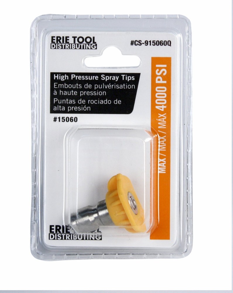 Erie Tools Pressure Washer 1/4" Quick Connect 15 Degree 5.5 Nozzle Tip