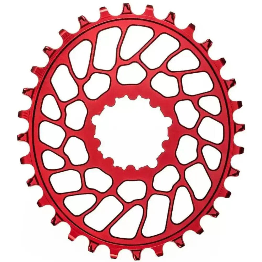 absoluteBLACK Oval Super Boost Chainring for SRAM. Red