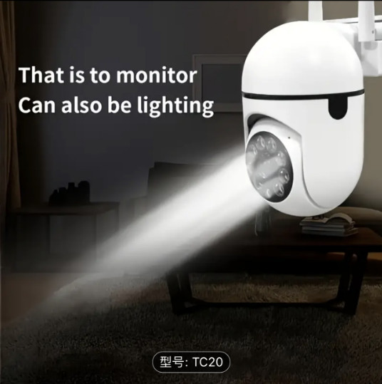 1pcs Wireless WiFi 1080p high-definition intelligent security camera